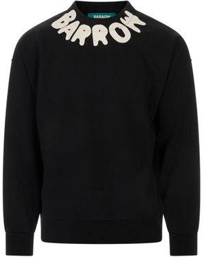 Barrow Logo Crew Neck Sweatshirt - Zwart