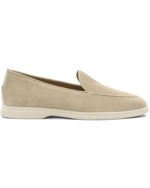 Henderson Schoenen ,Suède Eva Suède Rijlaarsjes - Naturel