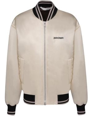 Palm Angels Bomber Jackets - Natural