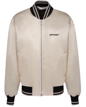 Palm Angels Bomber Jackets - Natural