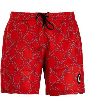 Trussardi Moderne Strand Boxershorts - Rot
