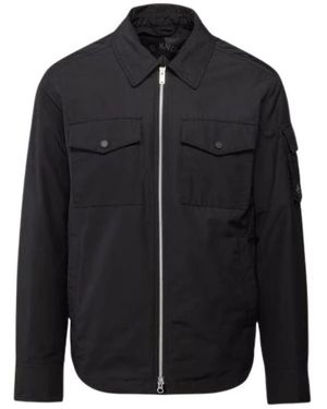 Moose Knuckles Wasserabweisende utility-jacke schwarz