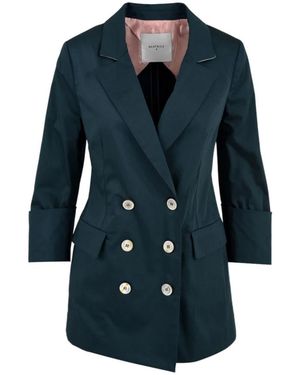 Beatrice B. Grüne tailor jacke - Blau