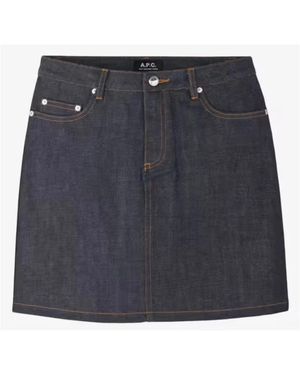 A.P.C. Denim Skirts - Blue