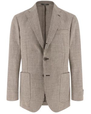 BOGGI Jassen ,Bruin ,Wol Parma Jacket - Grijs