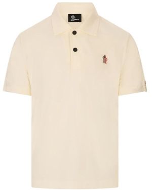 Moncler Polo Shirts - Natural