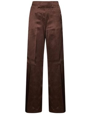 Herno Wide Trousers - Marron