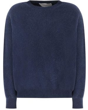 Vanisé Round-Neck Knitwear - Blu