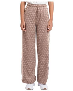 Guess Broeken ,Polyester Logo Track Pants - Roze