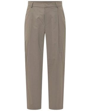 DUNO Cropped Trousers - Gris
