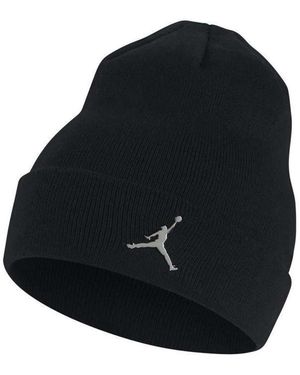 Nike Accessoires ,Zwart ,Katoen Beanie Cuffed 9A0063-023