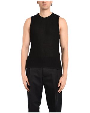 Daniele Alessandrini Sleeveless Jumpers - Black