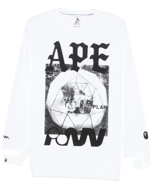 A Bathing Ape Sweatshirts - Bianco