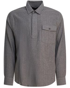 Vince Casual Shirts - Grijs