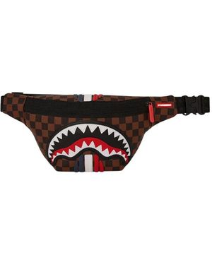 Sprayground Braune Französische Maschinen Bauchtasche - Schwarz