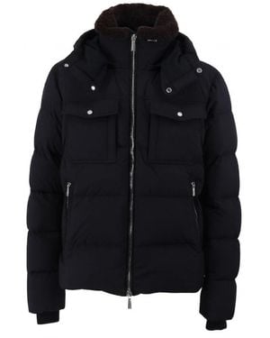 Moorer Jassen ,Blauw ,Alarick-Kn Jas - Zwart