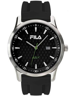 Fila Orologio golf uomo cinturino silicone nero