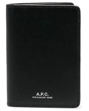 A.P.C. Wallets & Cardholders - Black