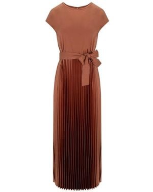 Weekend by Maxmara Kleedjes ,Bruin ,Polyester Gela Jurk