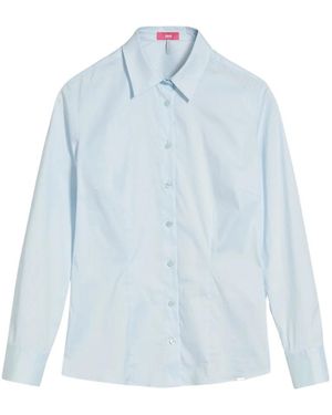 Cinque Overhemden ,Blauw ,Wol Shirts