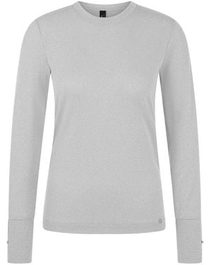 Marc Cain Lurex-Trui Met Lange Mouwen - Grijs