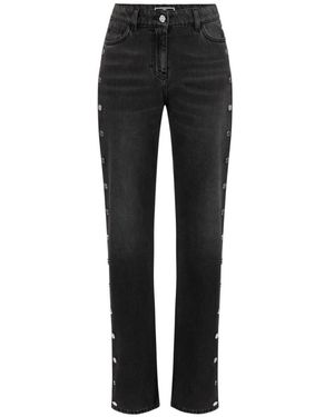 Elisabetta Franchi Boot-Cut Jeans - Black