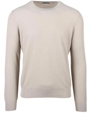 Vengera Round-Neck Knitwear - Gris
