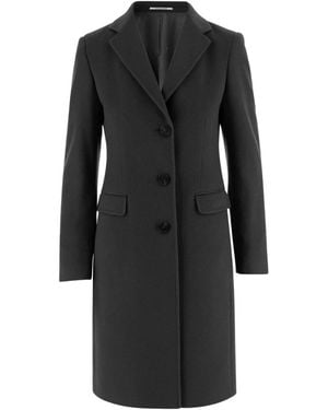 Tagliatore Single-Breasted Cashmere Coat - Zwart