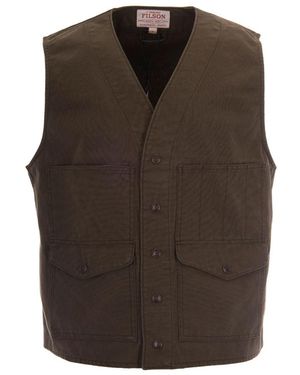 Filson Vests - Marron