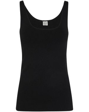 TOTEME Gebreide Tanktop - Zwart