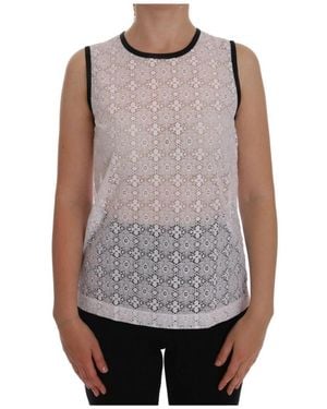 Dolce & Gabbana Sleeveless Tops - Purple