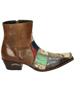 Sendra Braune Leder Herrenstiefel