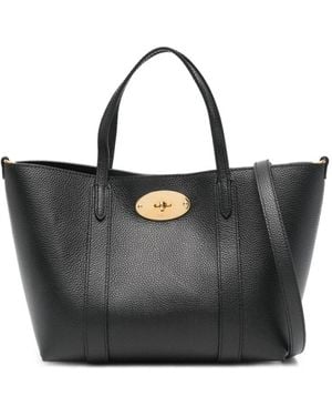 Mulberry Tassen ,Zwart ,Leer Mini Bayswater Tote