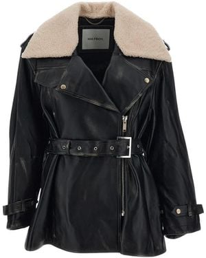 Halfboy Leather Jackets - Nero