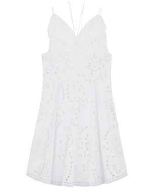 Alberta Ferretti Short Dresses - White