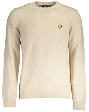 Lyle & Scott Round-Neck Knitwear - Natural