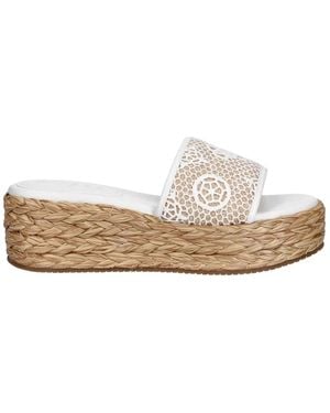 Guess Schoenen ,Wit ,Leer Binata Slide