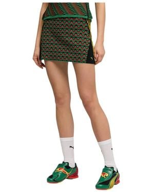 PUMA Short Skirts - Verde