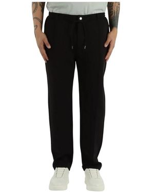 Heskimo Straight Trousers - Black