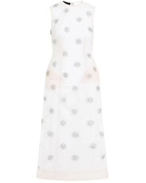 Simone Rocha Dart Midi Dress - White