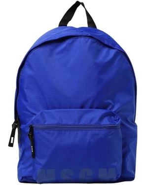 MSGM Backpacks - Blue