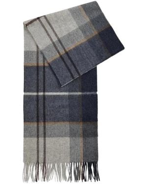 Barbour Grijze Wol Kasjmier Sjaal Usc0373 - Grijs