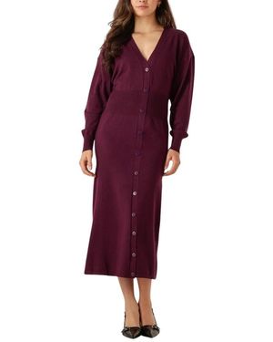 Ydence Knitted Dress Claudia - Rot