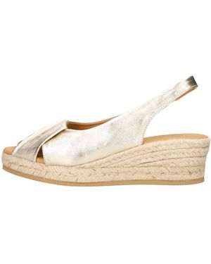 Aiyana Schoenen ,Grijs ,Wedges - Metallic