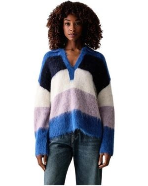 Pinko V-Hals Trui - Blauw