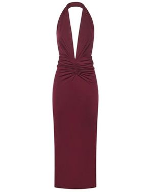 ANDAMANE Midi-Kleid - Rot