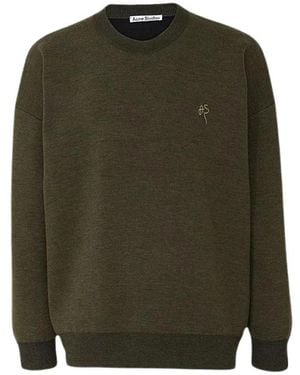 Acne Studios Round-Neck Knitwear - Green