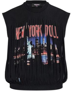 DSquared² Sleeveless Tops - Zwart