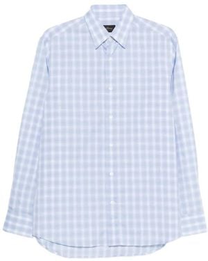 Brioni Casual Shirts - Blue