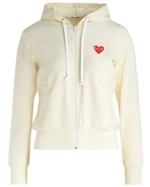 COMME DES GARÇONS PLAY Zip-Throughs - Blanco
